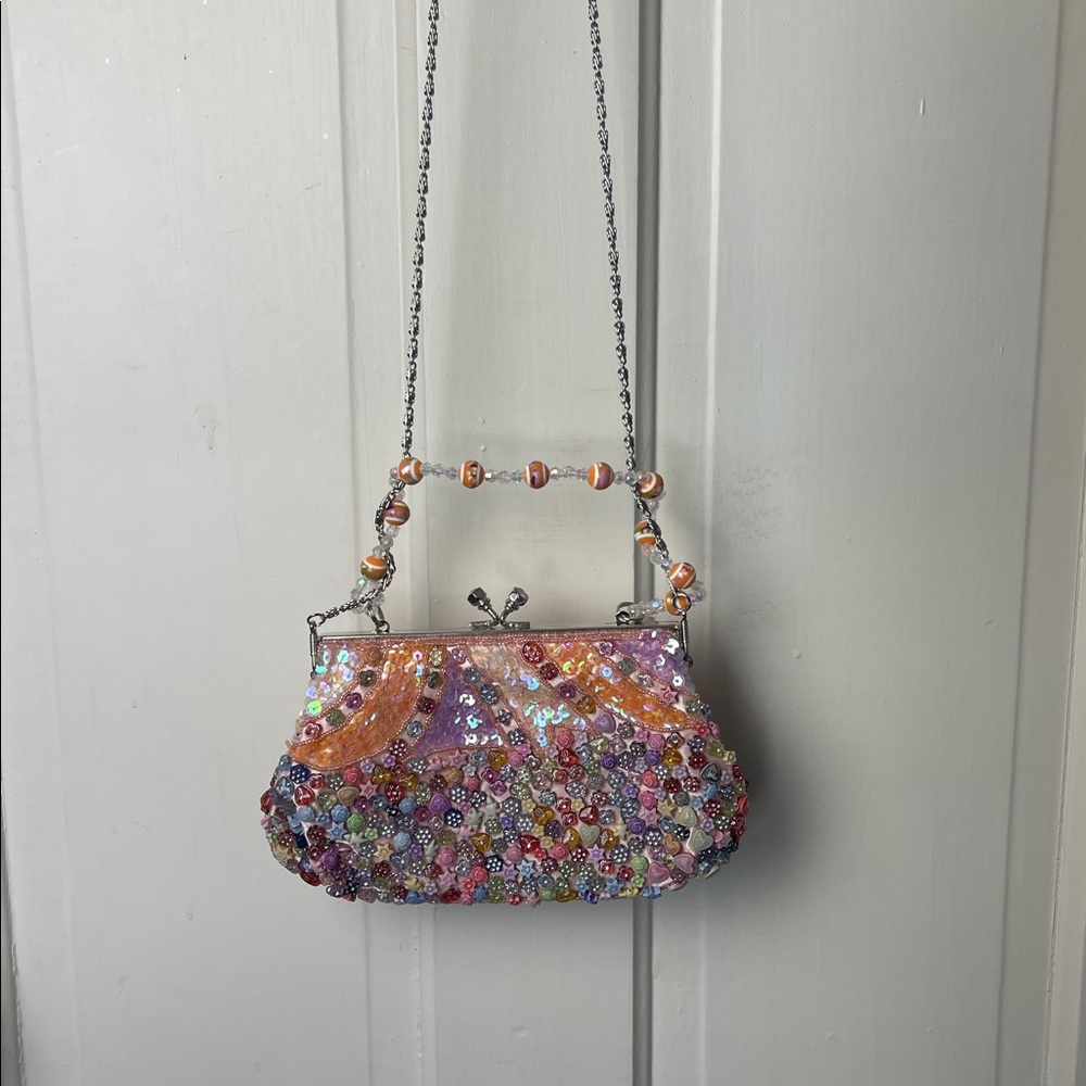 Colorful Beaded Women's Bag - Picture 2 of 7